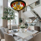 CDH 12” Tiffany Style Flush Mount Ceiling Lights with 30cm Shade (15016SM)