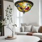 CDH 12” Tiffany Style Flush Mount Ceiling Lights with 30cm Shade (12099SM)