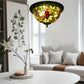 CDH 12” Tiffany Style Flush Mount Ceiling Lights with 30cm Shade (16059ASM)