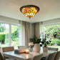 CDH 12” Tiffany Style Flush Mount Ceiling Lights with 30cm Shade (12009SM)