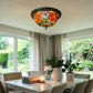 CDH 12” Tiffany Style Flush Mount Ceiling Lights with 30cm Shade (15013SM)