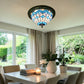CDH 12” Tiffany Style Flush Mount Ceiling Lights with 30cm Shade (16119SM)