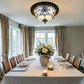 CDH 12” Tiffany Style Flush Mount Ceiling Lights with 30cm Shade (12045BSM)
