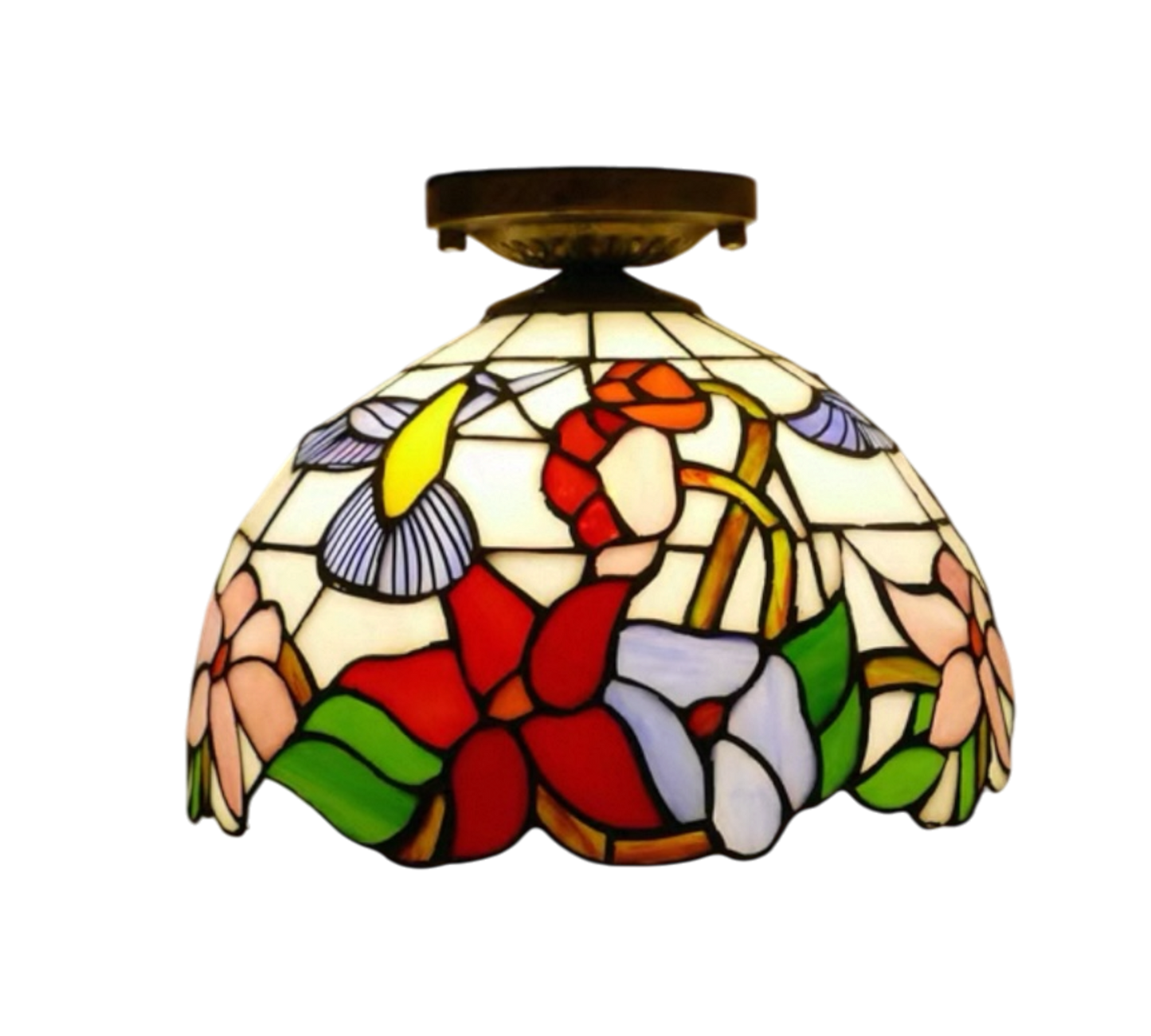 CDH 12” Tiffany Style Downlight Ceiling Lights with 30cm Shade (12704DL)