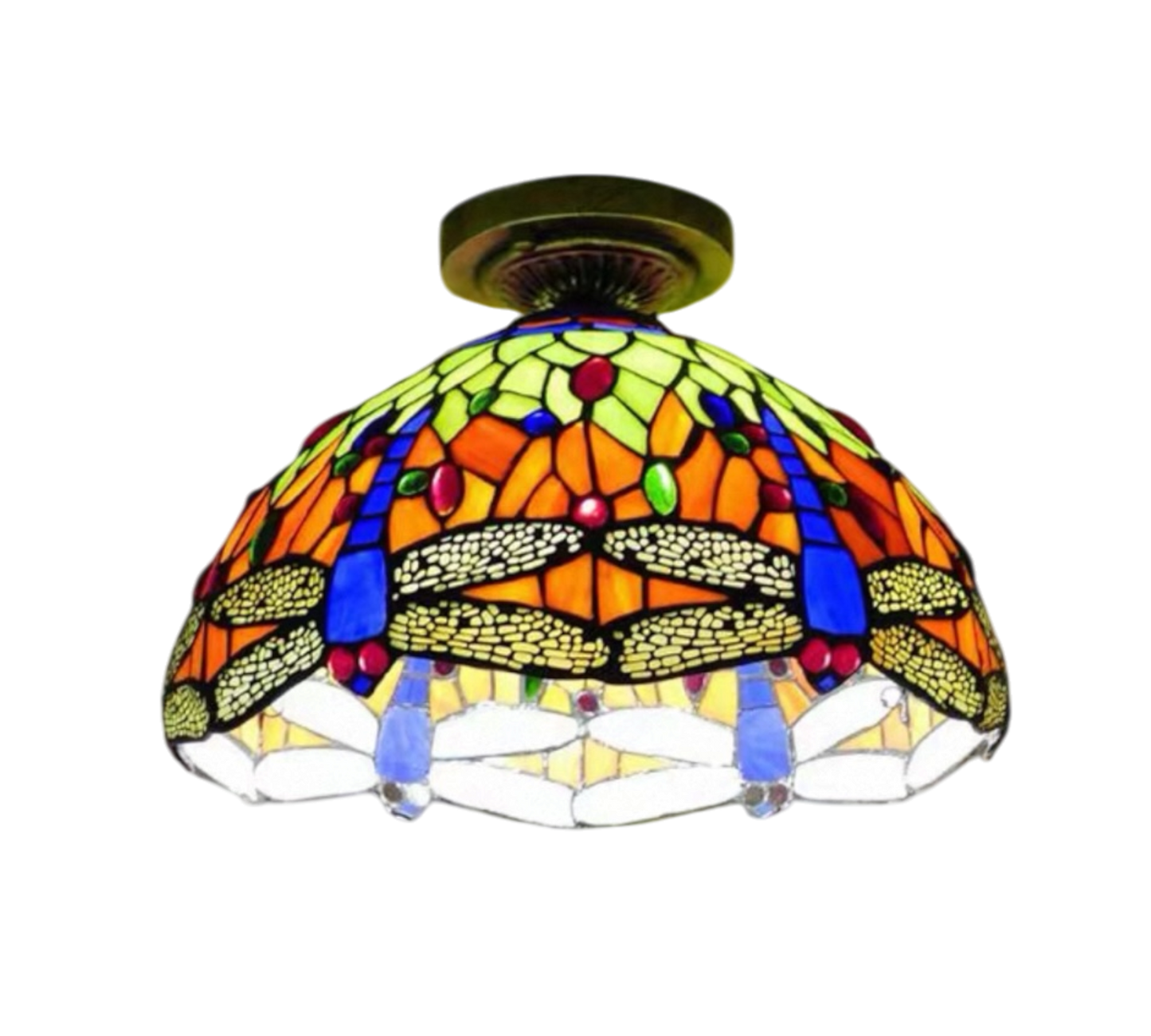 CDH 12” Tiffany Style Downlight Ceiling Lights with 30cm Shade (12062DL)