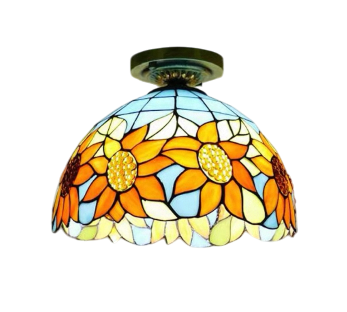 CDH 12” Tiffany Style Downlight Ceiling Lights with 30cm Shade (12702DL)