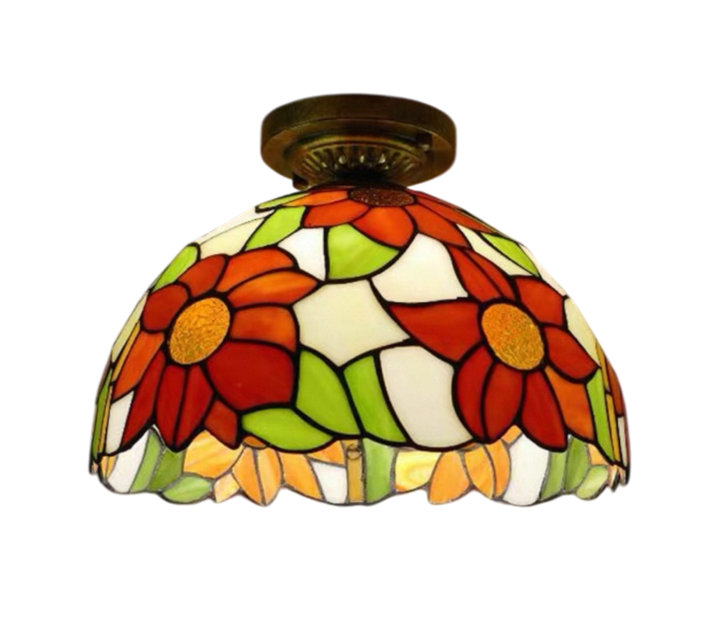 CDH 12” Tiffany Style Downlight Ceiling Lights with 30cm Shade (12068DL)