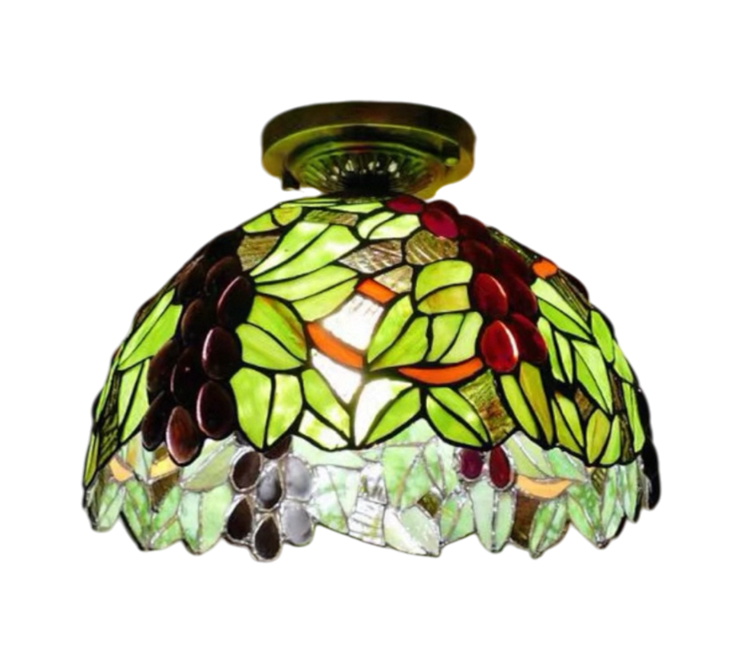 CDH 12” Tiffany Style Downlight Ceiling Lights with 30cm Shade (16059ADL)