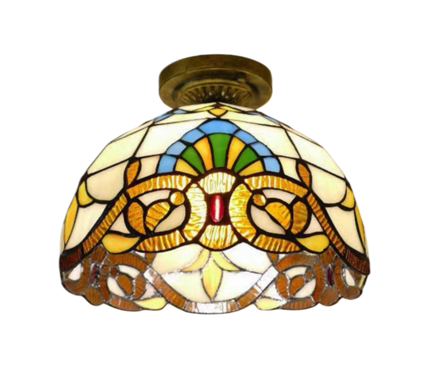 CDH 12” Tiffany Style Downlight Ceiling Lights with 30cm Shade (12025DL)