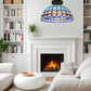 CDH 12” Tiffany Style Downlight Ceiling Lights with 30cm Shade (12101DL)