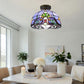CDH 12” Tiffany Style Downlight Ceiling Lights with 30cm Shade (15008DL)