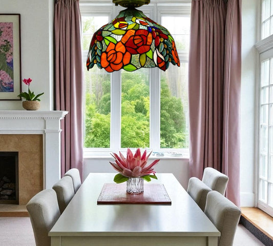 CDH 12” Tiffany Style Downlight Ceiling Lights with 30cm Shade (15012DL)