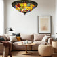 CDH 16" Tiffany Style Flush Mount Ceiling Lights with 40cm Shade (16041CM)