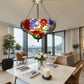 CDH 16" Tiffany Upright Lamp 40cm shade (16111CR)