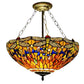 CDH 18" XLARGE Tiffany Upright Lamp 46cm shade (16035XCR)