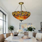 CDH 18" XLARGE Tiffany Upright Lamp 46cm shade (16035XCR)