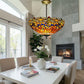 CDH 18" XLARGE Tiffany Upright Lamp 46cm shade (16035XCR)