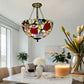 CDH 16" Tiffany Upright Lamp 40cm shade (15018CR)