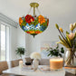 CDH 16" Tiffany Upright Lamp 40cm shade (15013CR)