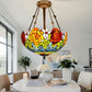 CDH 18" XLARGE Tiffany Upright Lamp 46cm shade (15013XCR)