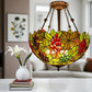 CDH 20” XLARGE Tiffany Upright Lamp with 50cm shade (16059XCR)