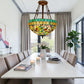 CDH 18" XLARGE Tiffany Upright Lamp 46cm shade (19004CR)