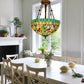 CDH 18" XLARGE Tiffany Upright Lamp 46cm shade (19004CR)