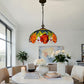 CDH 18" XLARGE Tiffany Pendant Lamp 46cm shade (15013CX)