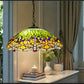 CDH 18" XLARGE Tiffany Pendant Lamp 46cm shade (16035GPX)