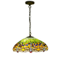 CDH 18" XLARGE Tiffany Pendant Lamp 46cm shade (16035GPX)