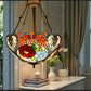 CDH 20” XLARGE Tiffany Upright Lamp with 50cm shade (16043XCRJ