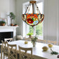 CDH 20” XLARGE Tiffany Upright Lamp with 50cm shade (16043XCRJ