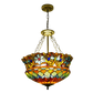 CDH 18" XLARGE Tiffany Upright Lamp 46cm shade (19002CR HC) for High Ceiling