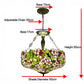 CDH 20” XLARGE Tiffany Upright Lamp with 50cm Shade (19047XCR HC)