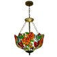 CDH 16" Tiffany Upright Lamp 40cm shade (16112CR HC) for High Ceiling