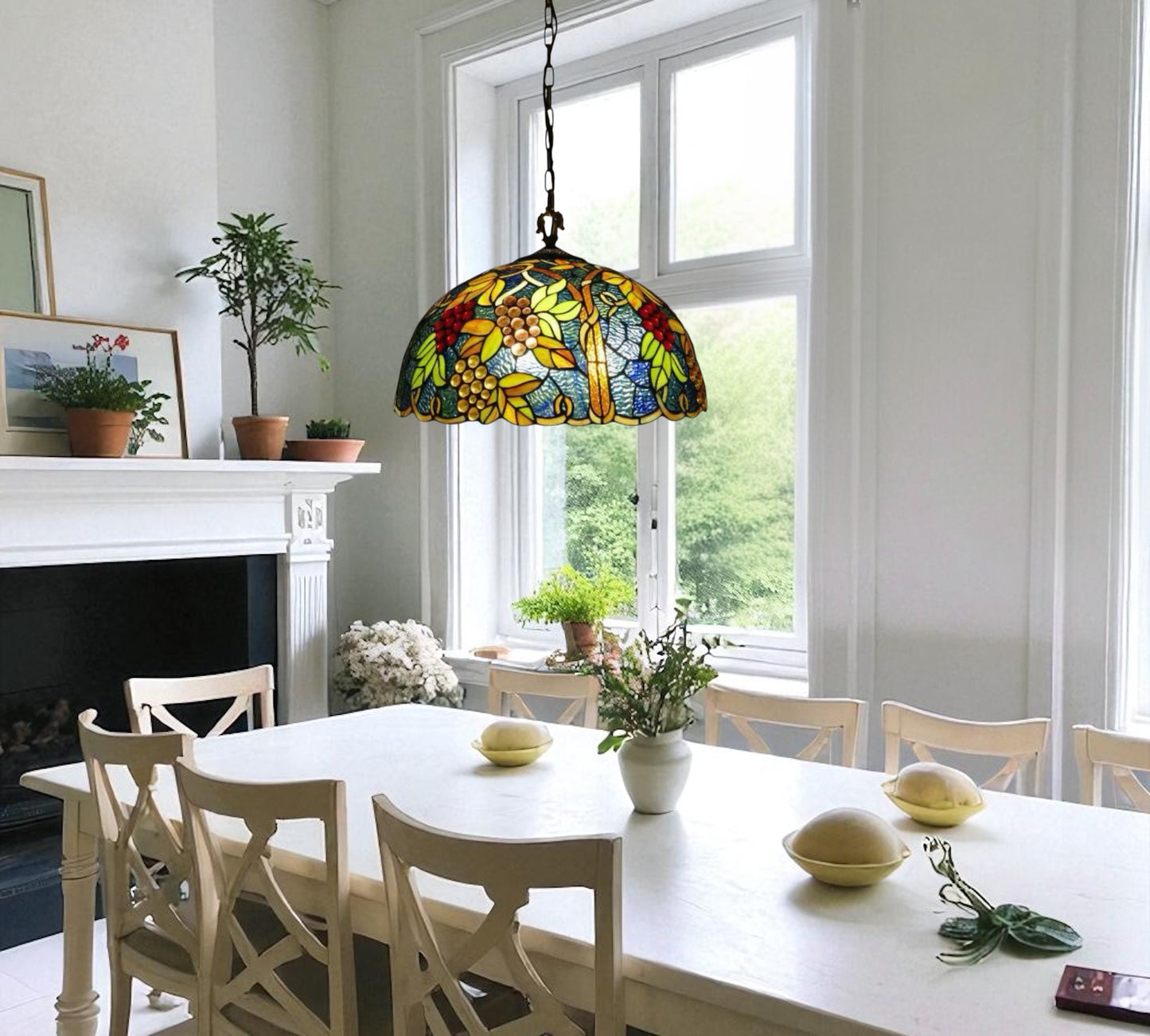 CDH 16" Tiffany Pendant Lamp 40cm shade (16937C)