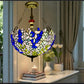 CDH 16" Tiffany Upright Lamp 40cm shade (16039CR)