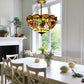 CDH 16" Tiffany Upright Lamp 40cm shade (15002CR)