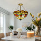CDH 16" Tiffany Upright Lamp 40cm shade (15002CR)