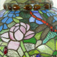 CDH 18" X-LARGE Tiffany Table Lamp 46cm Shade with Peacock (19003TL)