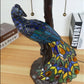 CDH 18" X-LARGE Tiffany Table Lamp 46cm Shade with Peacock (16937TL)