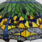 CDH 18" X-LARGE Tiffany Table Lamp 46cm Shade with Peacock (16035GTL)
