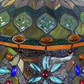 CDH 18" X-LARGE Tiffany Table Lamp 46cm Shade with Peacock (19002TL)