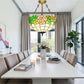 CDH 16" Tiffany Upright Lamp 40cm shade (11004CR)