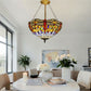 CDH 16" Tiffany Upright Lamp 40cm shade (16031CR)