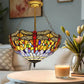 CDH 16" Tiffany Upright Lamp 40cm shade (16031CR)