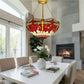 CDH 16" Tiffany Upright Lamp 40cm shade (23002CR)