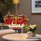 CDH 16" Tiffany Upright Lamp 40cm shade (23002CR)