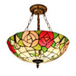 CDH 16" Tiffany Upright Lamp 40cm shade (16049CR)