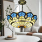 CDH 16" Tiffany Upright Lamp 40cm shade (16050CR)